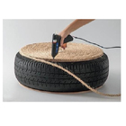 Quadro Arte Pássaro Floral Azul 24x18cm Moldura Branca