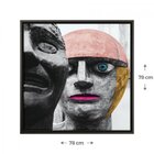 Quadro Arte Sem Vidro 78x78cm Belchior