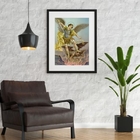 Quadro Arte Vintage São Miguel Arcanjo - 60x48cm Moldura:made