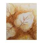 Quadro Artesanal Abstrato 40x50 Marrom Uniart