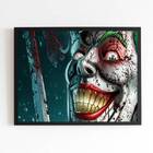 Quadro Artístico - Coringa Sorrindo 33x24cm - Com Vidro Moldu