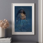 Quadro Artístico Iemanjá - 60x48cm Moldura Preta