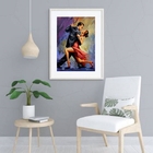 Quadro Artístico Tango - 60x48cm Moldura:madeira Branca