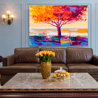 Quadro Árvore Colorida -- Br Artes
