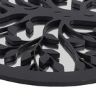 Quadro Árvore da Vida Preto com Vidro 30x30cm Arte Própria