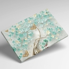 Quadro Árvore De Flores Verde - 1 Tela