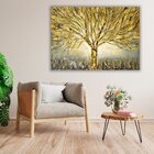 Quadro Árvore Dourada