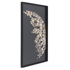 Quadro Asa Esquerda Preto com Vidro 70x100cm Arte Própria