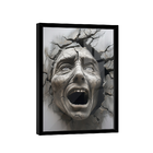 Quadro Aterrorizado 3d -- Br Artes