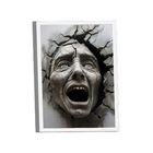 Quadro Aterrorizado 3d -- Br Artes