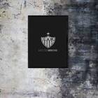 Quadro Atlético Mg 24x18cm Moldura:madeira Preta