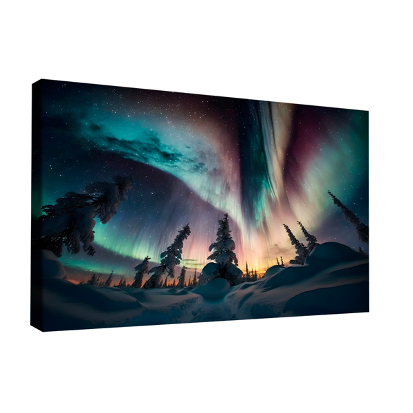 Quadro Aurora Boreal -- Br Artes