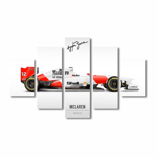 Quadro Ayrton Senna Mclaren Formula 1 Moderno 1 10x0 65m Leroy Merlin