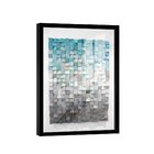 Quadro Azul 3d Effect -- Br Artes