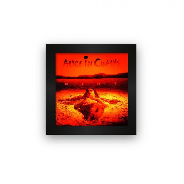 Quadro Azulejo Com Moldura Alice In Chains Dirt