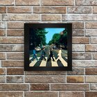 Quadro Azulejo Com Moldura Beatles Abbey Road