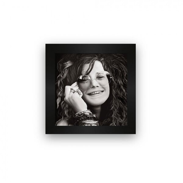 Quadro Azulejo Com Moldura Janis Joplin In Concert