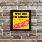 Quadro Azulejo Com Moldura Sex Pistols Never Mind