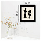 Quadro Banheiro Menina/menino