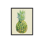 Quadro Barcelona Abacaxi Amarelo 20x25cm