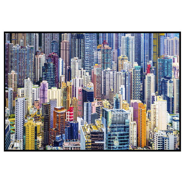 Quadro Barcelona Cidade Multicolorido 60x90cm Leroy Merlin
