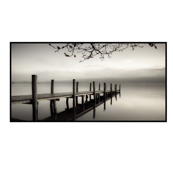 Quadro Barcelona Deck Preto E Branco 50x100cm Leroy Merlin