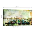 Quadro Barcos Verde 55x100cm