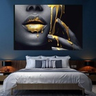 Quadro Batom De Ouro - 1 Tela