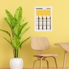 Quadro Bauhaus Amarelo E Preto - Arquitetura 33x24cm Moldura