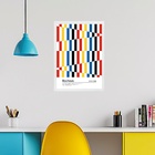 Quadro Bauhaus Multicolor - Abstract Poster 33x24cm Moldura P