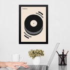 Quadro Bauhaus Pink Poster - Musical Happiness 33x24cm - Com