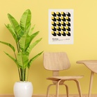 Quadro Bauhaus Preto E Amarelo -cubic Perspective 45x34cm - C