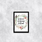Quadro Be Brave, Be Honest, Be Kind 24x18cm Moldura:madeira B