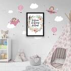 Quadro Be Brave, Be Honest, Be Kind 24x18cm Moldura:madeira P