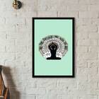 Quadro Be The Change You Wish To See 33x24cm Moldura:madeira