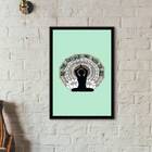 Quadro Be The Change You Wish To See 45x34cm Moldura:madeira