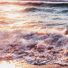 Quadro Beach Azul 90x60cm Arte Própria