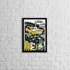 Quadro Beatles Yellow Submarine 24x18cm - Com Vidro Moldura:m