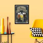 Quadro Beer Cheers - Um Brinde A Diversidade 24x18cm - Com Vi