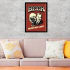 Quadro Beer Everybody Needs A Hobby 24x18cm Moldura:madeira B