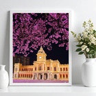 Quadro Belo Horizonte - Praça Da Estação Ipê 24x18cm Moldura