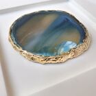 Quadro Bem Estar Pedra Ágata Azul