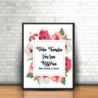 Quadro Bem Vindos A Nossa Família 45x34cm Moldura:madeira Pre