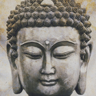 Quadro Benção Marrom com Vidro 60x90cm Arte Própria