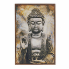 Quadro Benção Marrom com Vidro 60x90cm Arte Própria