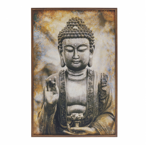 Foto de Quadro Benção Marrom 60x90cm Arte Própria