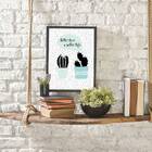 Quadro Better Live A Better Life 33x24cm - Com Vidro Moldura: