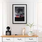 Quadro Bicicleta Paisagem - 60x48cm Moldura Branca