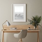 Quadro Bicicletas Brancas Na Praia - 60x48cm Moldura:madeira