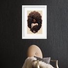 Quadro Black Power Dos Sonhos - 60x48cm Moldura:madeira Branca